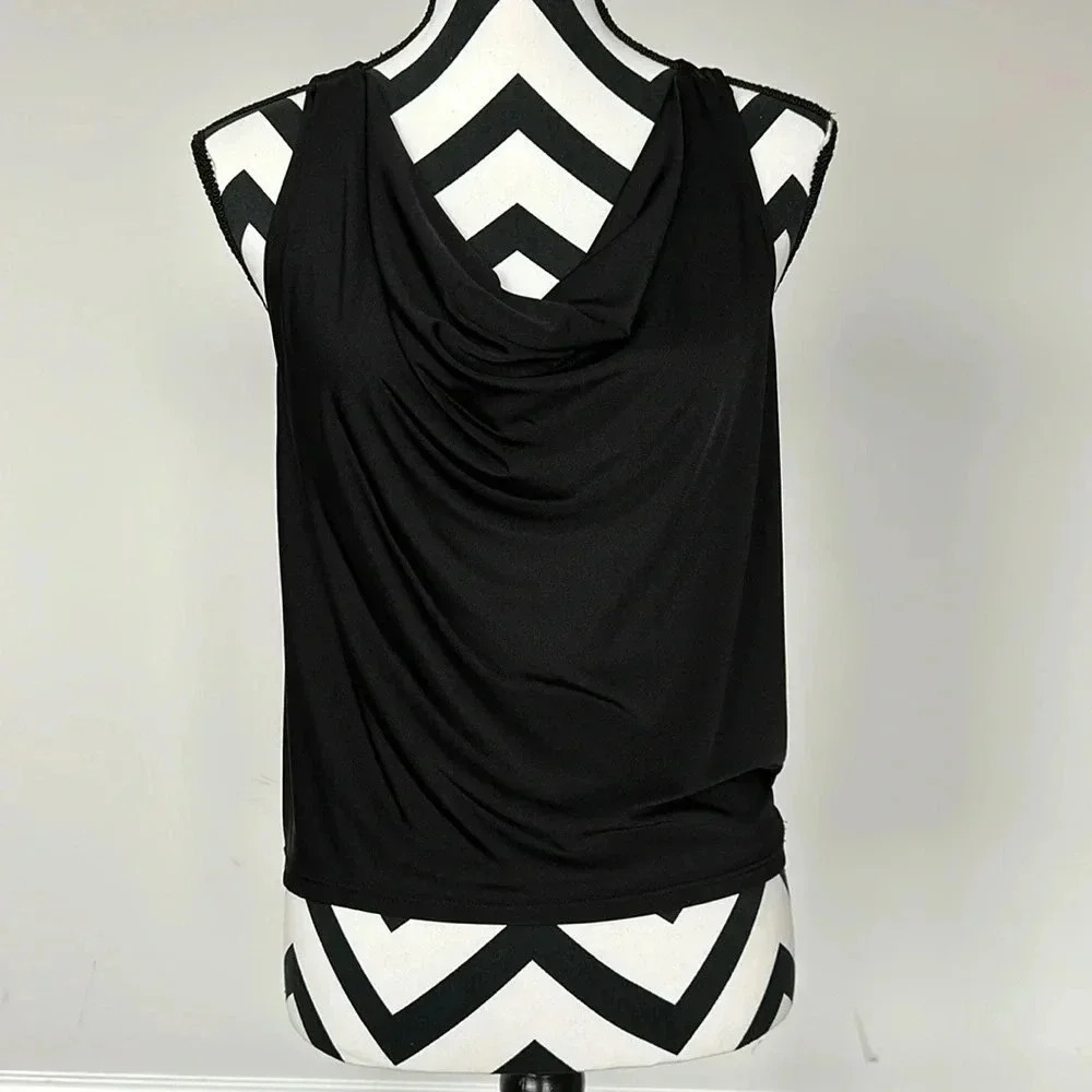 Express Black Racer‎ Back Tank Sz S